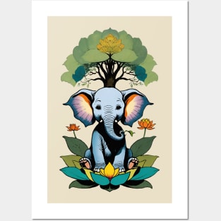 Ganesh and the tree of life Posters and Art